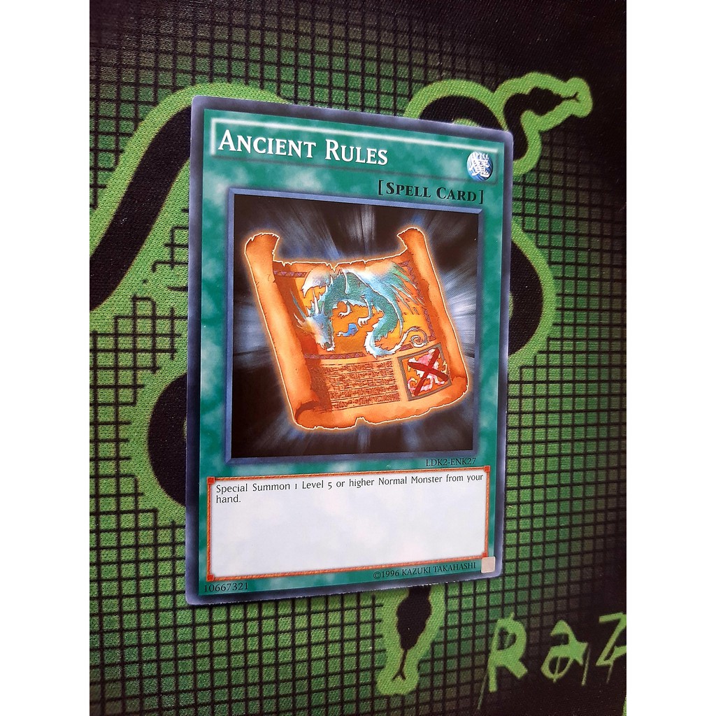 Thẻ Bài Mint90 Yugioh Spell Ancient Rules  - Common