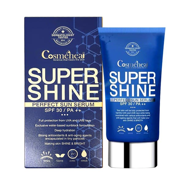 Kem tế bào gốc chống nắng nội sinh Cosmeheal SUPERSHINE Perfect Sun Serum