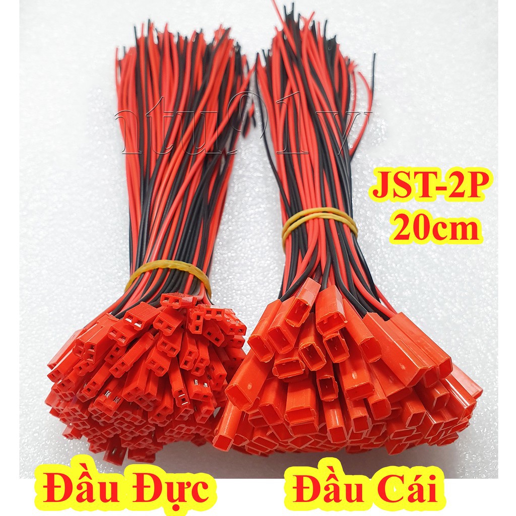 Set 5 Dây Cáp JST 2P 10cm / 20cm Chuyên Dụng