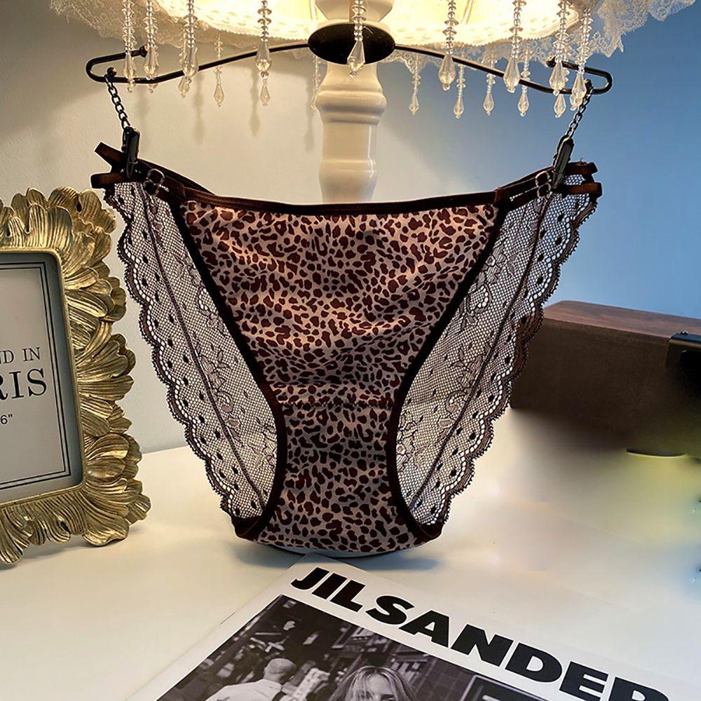 OCEANMAP Quần Lót Nữ Họa Tiết Da Báo Gợi Cảm
