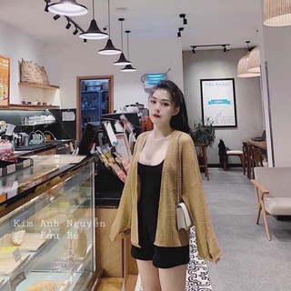 áo khoác cadigan len mỏng