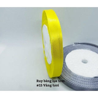 Ruy băng lụa 1 cm/cuộn
