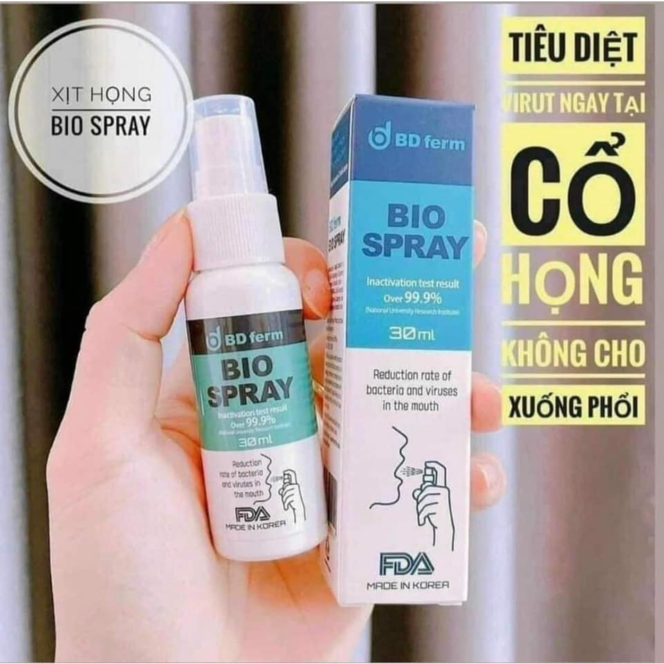 Xịt họng, miệng kháng khuẩn sinh học bio spray - ảnh sản phẩm 6