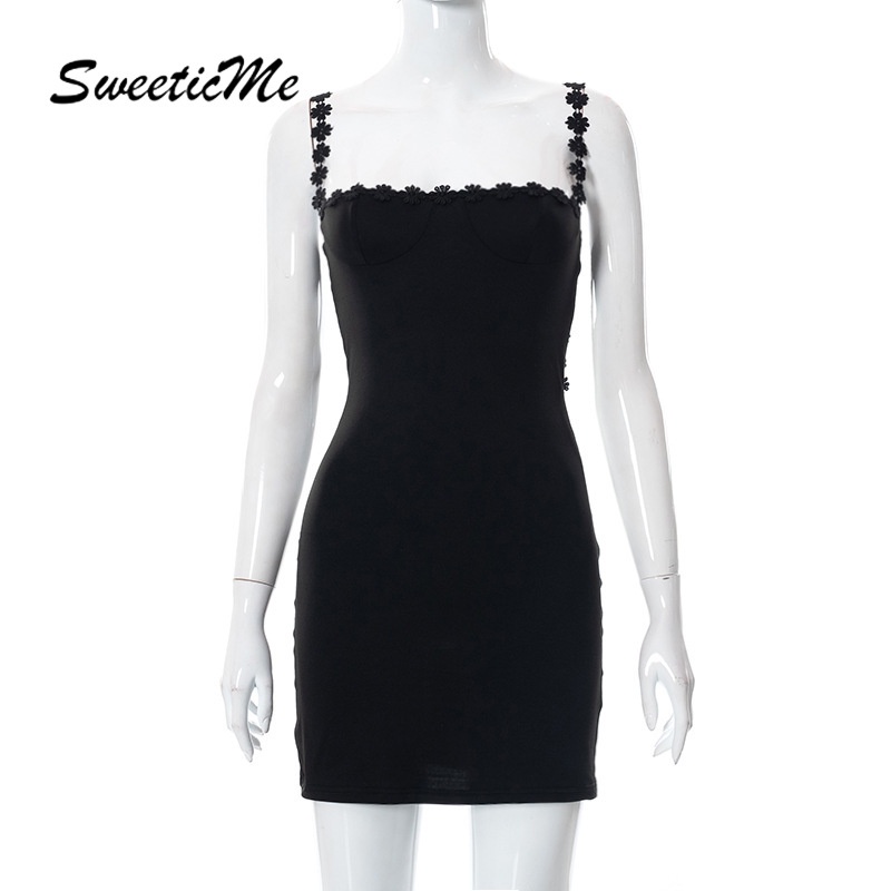 Đầm Ren Hai Dây Dáng Ôm Sweeticme   Mới Cho Nữ