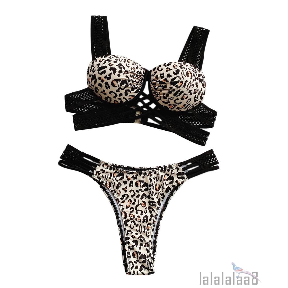Bộ Bikini 2 Mảnh Họa Tiết Da Báo Quyến Rũ Cho Nữ | BigBuy360 - bigbuy360.vn