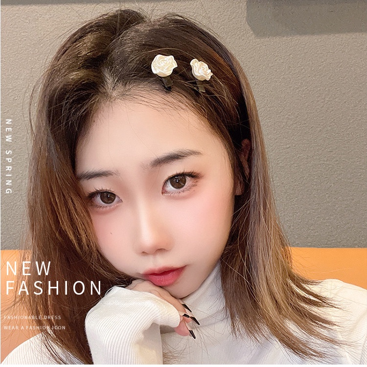 Kẹp tóc kiểu hoa trà phong cách Hàn Quốc thời trang