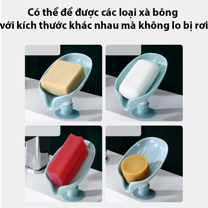 Khay Đựng Xà Bông ,Kệ Để Xà Phòng Nhà Tắm Có Rảnh Thoát Nước Tiện Lợi