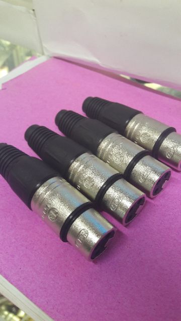 Jack canon neutrik đực cái