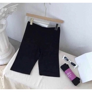 Quần đùi legging cuộn co giãn tốt