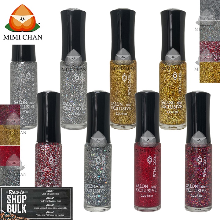 Cọ Nét Vẽ Móng, Các Loại Màu Kim Tuyến, Sơn Vẽ Cọ Nét 10ml Lên Màu Đẹp