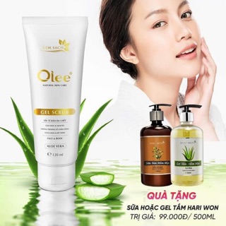 Gel tẩy tế bào da chết tặng sữa tắm