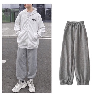 Quần thể thao jogger unisex vải da cá dày dặn