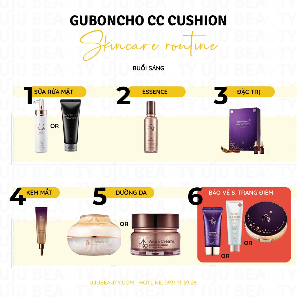 Phấn nước có chống nắng Guboncho UGB - Guboncho Jelly Cover CC Cushion SPF 50 PA+++ - chống nắng và cho lớp nền tự nhiên | BigBuy360 - bigbuy360.vn