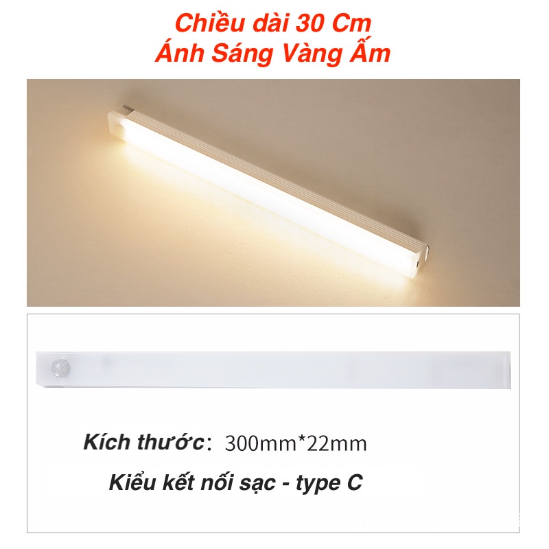 Đèn Led Cảm Biến Không Dây Gắn Tủ Quần Áo, Tủ Bếp, Tủ Đồ, Tủ Rượu, Chân Giường, Góc Tối, mang đi du lịch...