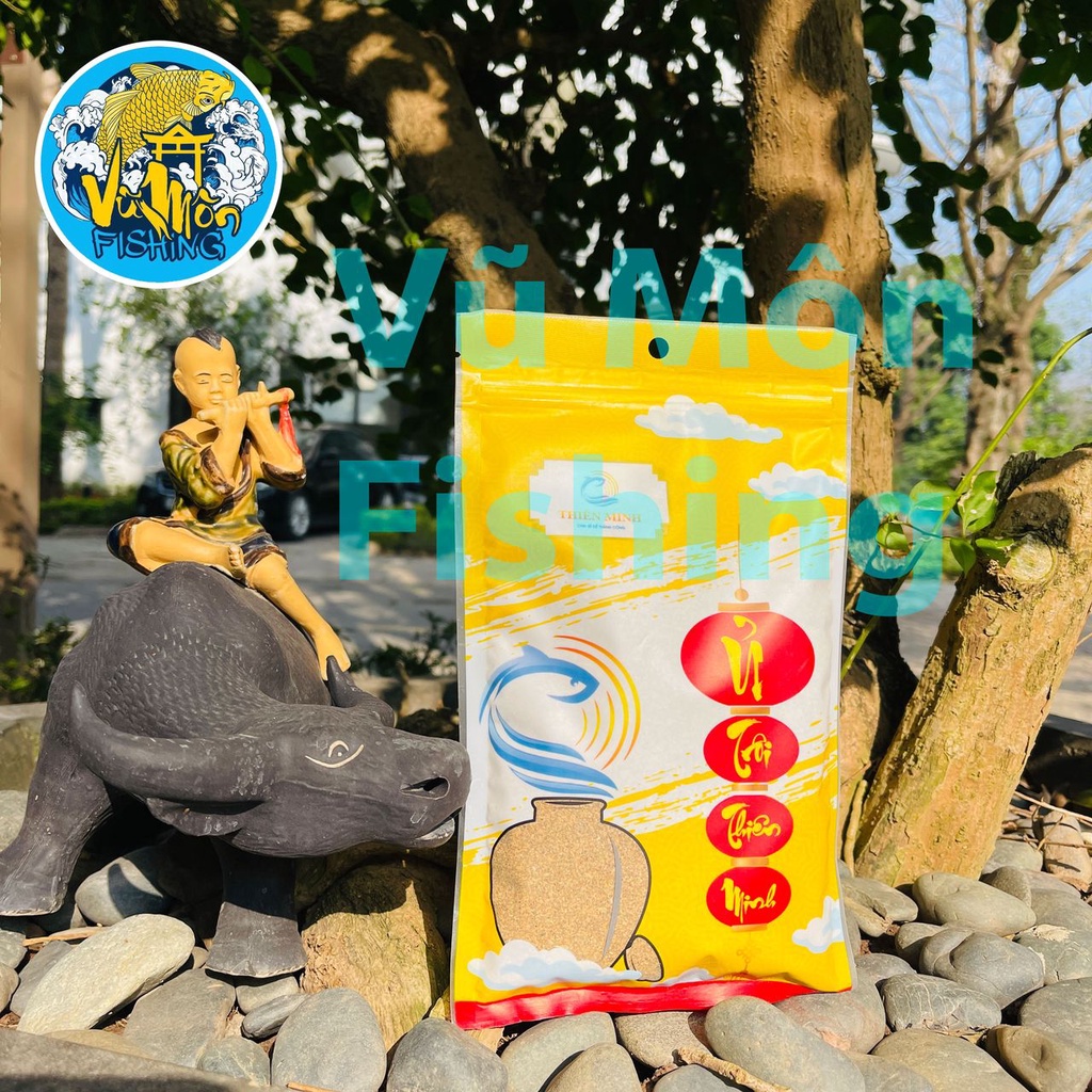 MỒI CÂU CÁ SIÊU NHẠY  Ủ TRÔI THIÊN MINH 250G | 100% Nguyên Liệu Việt - Vũ Môn NINH BÌNH