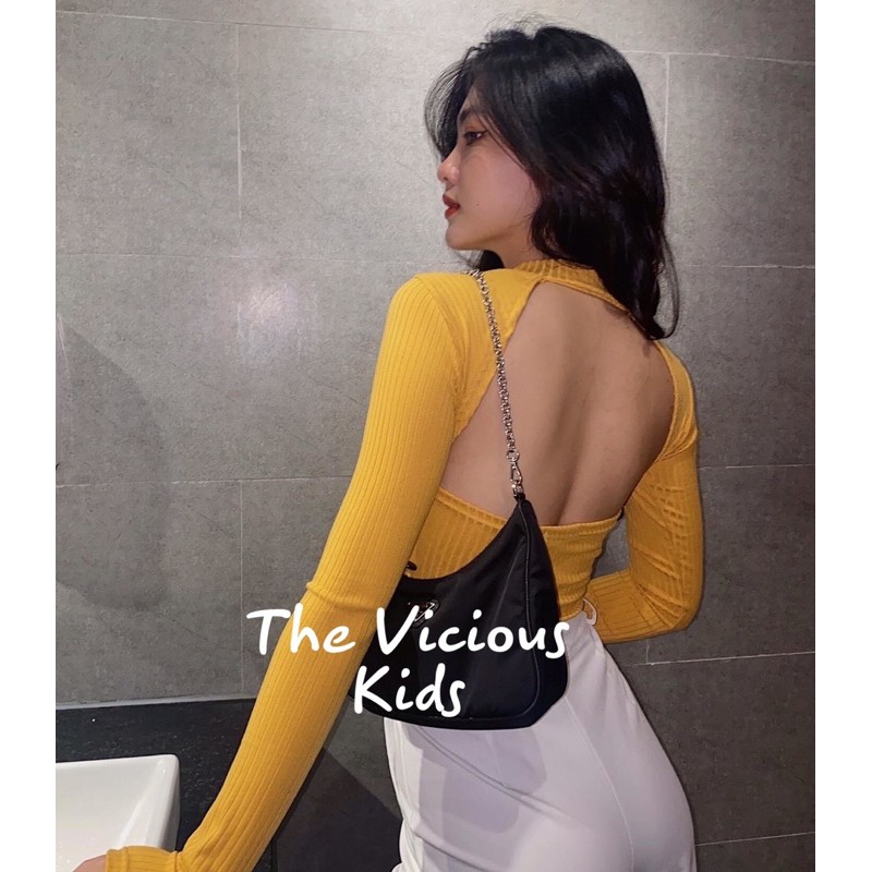 Áo tay dài kiểu lưng