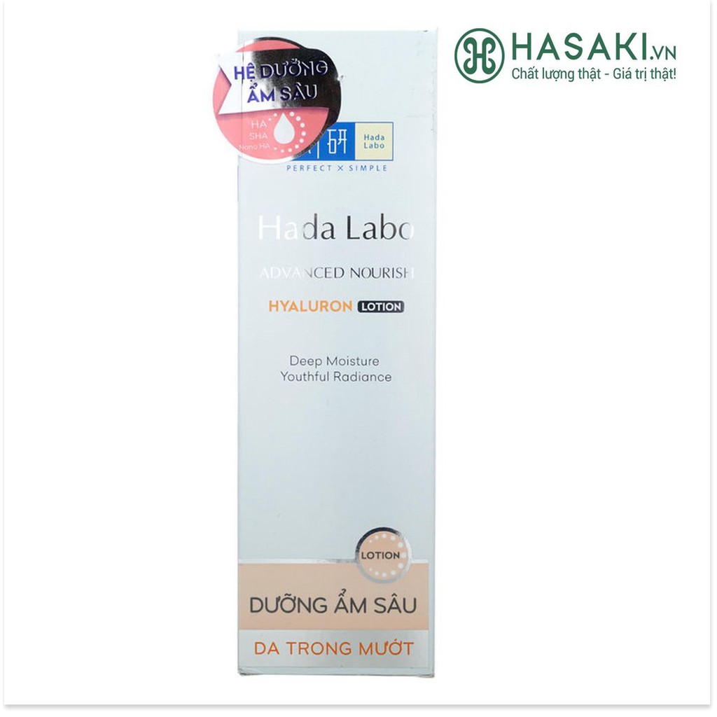 [Mã giảm giá sỉ mỹ phẩm chính hãng] Lotion Dưỡng Ẩm Hada Labo Advanced Nourish Hyaluron Lotion Dành Cho Da Thường