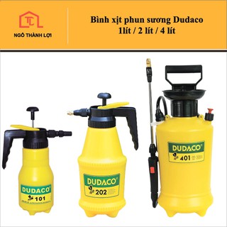 Bình xịt tưới cây phun sương, bình xịt Dudaco 1 lít, 2 lít, 4 lít