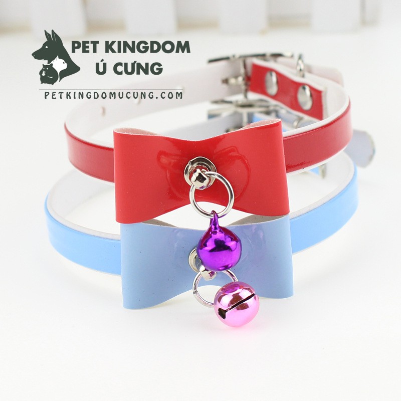Vòng cổ chó mèo: vòng nơ chuông nhỏ