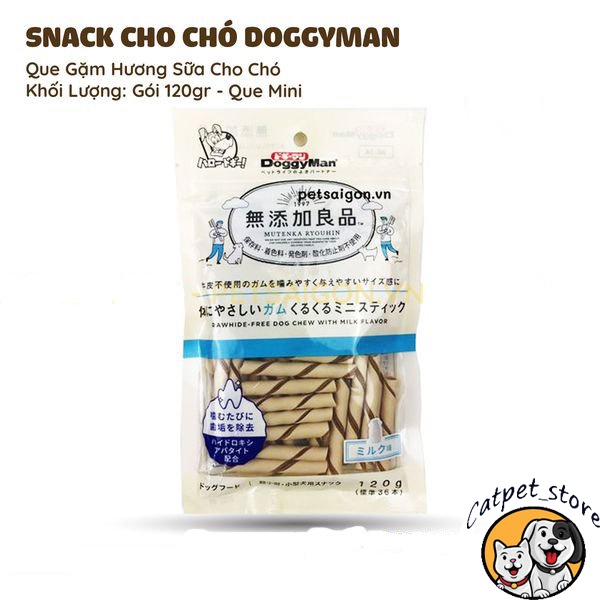 Bánh thưởng thú cưng, bánh thưởng ống hương sữa,giàu dinh dưỡng,bổ sung canxi cho chó DOGGYMAN