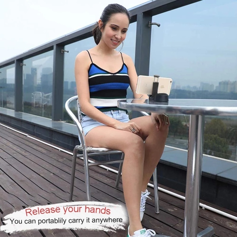 Giá đỡ điện thoại gắn ghế ngồi xe hơi 2 trong 1 tiện dụng