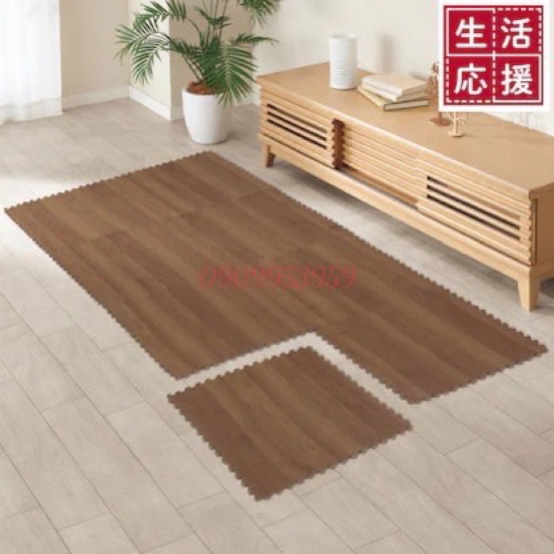 Thảm xốp lót sàn vân gỗ size 30×30x1cm