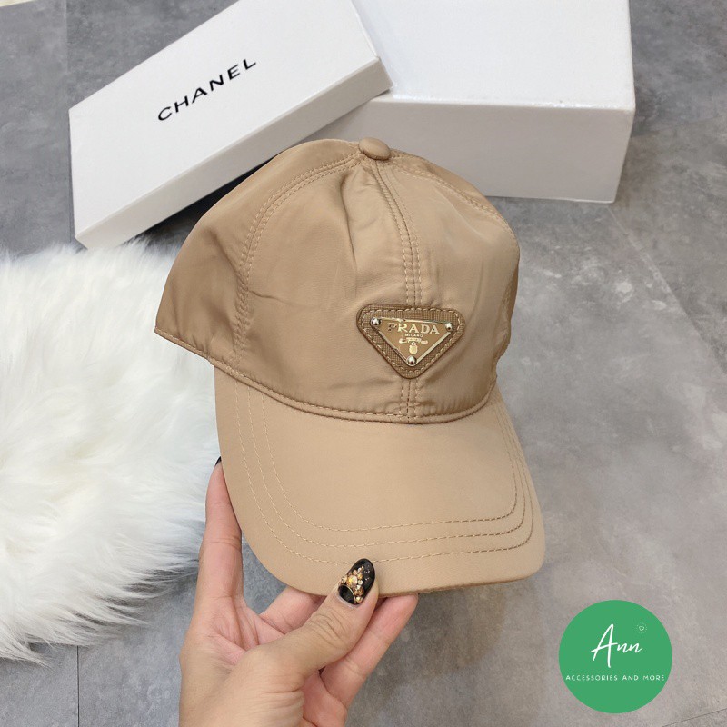 [SALE SỐC] Mũ lưỡi trai Prada mới, chất liệu vải gió 2 lớp cao cấp, bảng màu mới trẻ trung, hàng loại 1 full tag