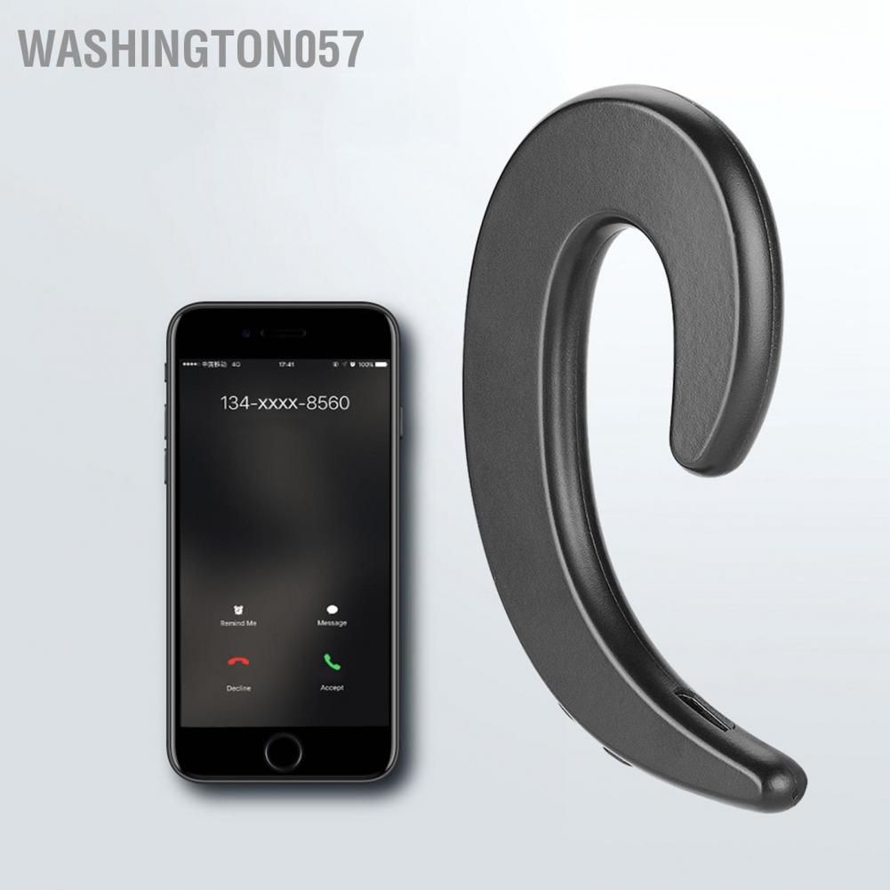 Hàng Hot Tai nghe rảnh tay Tai nghe Bluetooth Tai nghe không dây dẫn xương không đau Tai nghe tai nghe Hàng giao ngayWashington057