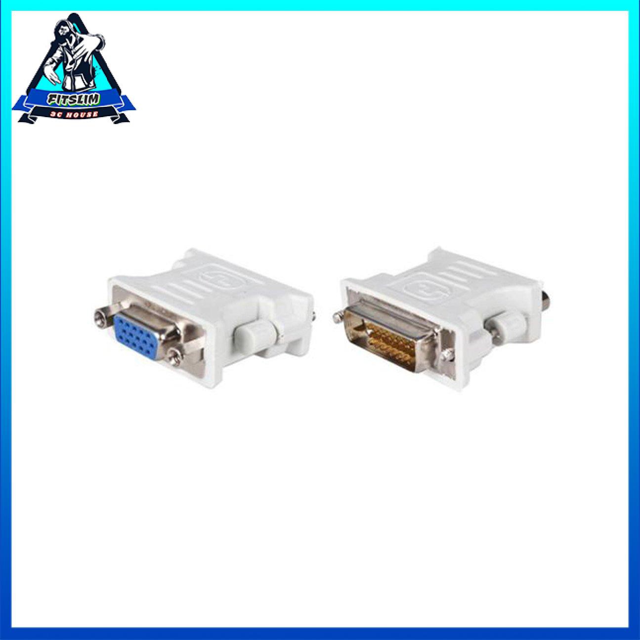 Bộ chuyển đổi VGA sang DVI D / 24 + 5 chân Nam sang VGA Bộ chuyển đổi ổ cắm nữ