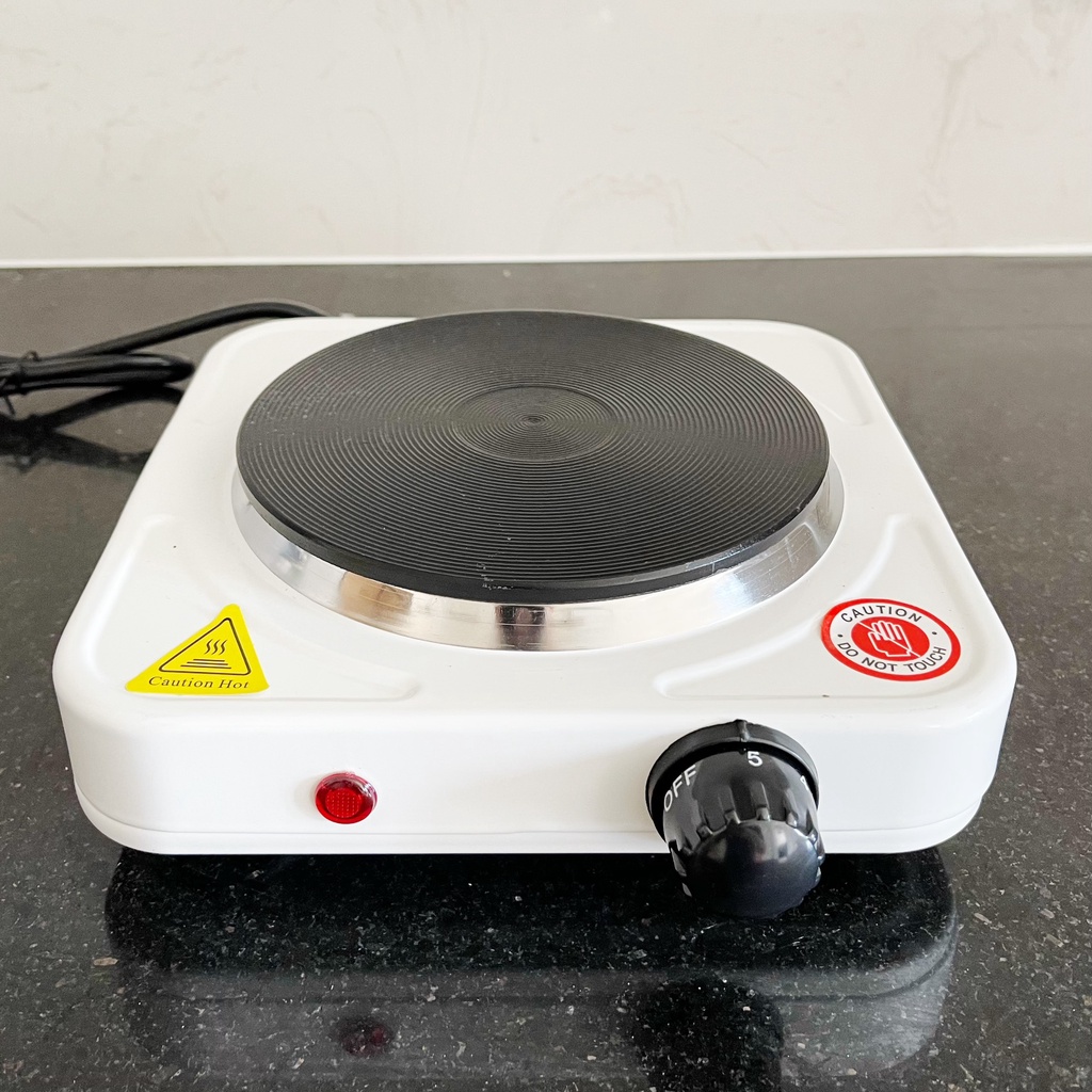 Bếp điện mini 1000w pha cà phê, trà, đun Moka Pot, hơ lá, đun Moka pot BSD-1010A- màu trắng