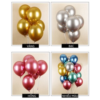 Set bịch bóng siêu nhũ 50 quả 12" trang trí sinh nhật tỏ tình