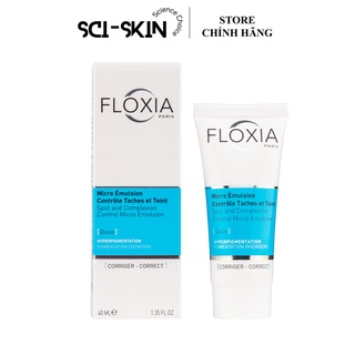 Kem dưỡng trắng da floxia spot and complexion control micro emulsion 40ml - phục hồi, giảm thâm nám