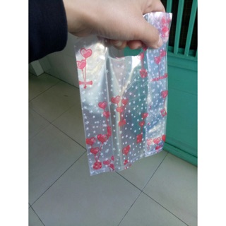 Túi kiếng trong in hình họa tiết 12x20 cm