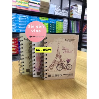 Sổ lò xo vẽ takeyo a6 - 8529