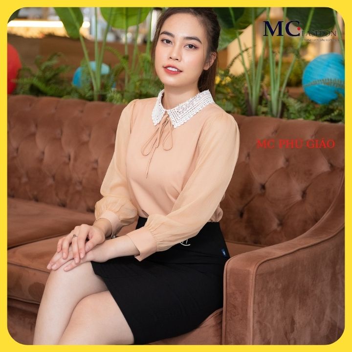 Áo Sơ Mi Nữ Tay Dài MC Fashion Công Sở Cao Cấp Đẹp Mềm Mịn Mát Không Nhăn Không Xù Thấm Hút Mồ Hôi TA898