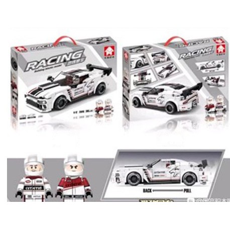 (RẺ NHẤT SHOPEE) Trò chơi phát triển trí tuệ cho bé trên 3 tuổi- lego chiếc siêu xe ô tô 365 mảnh màu trắng không mùi