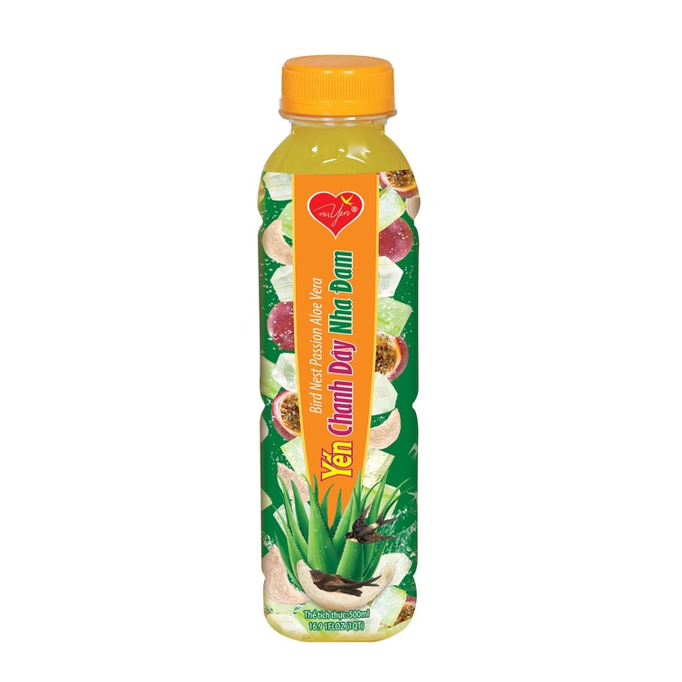 Nước Dưa Hấu Nha Đam Yến, Trà đào lắc lốc 6 chai 500ml Giá ưu đãi