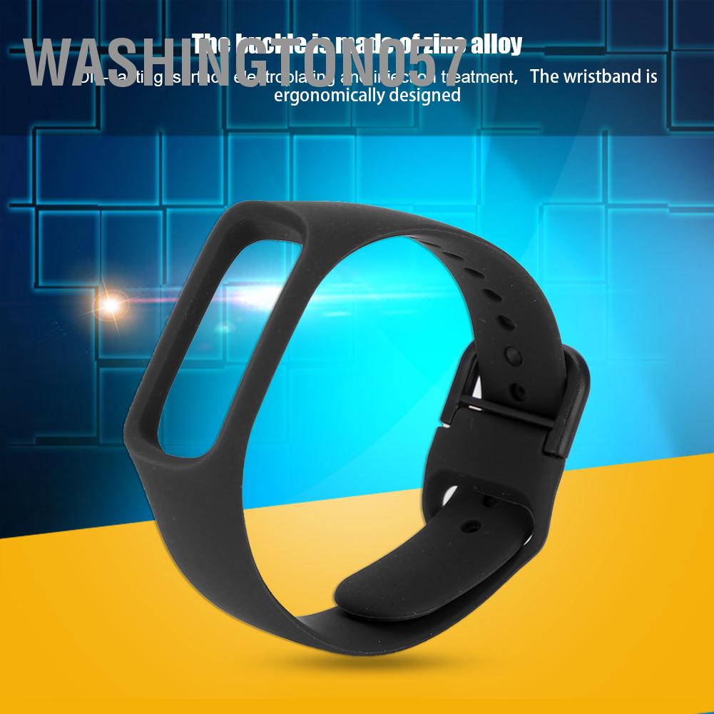 Washington057 One-piece Solid Color Silicone Watch Strap Suitable for Samsung galaxy fit-e / SM-R375