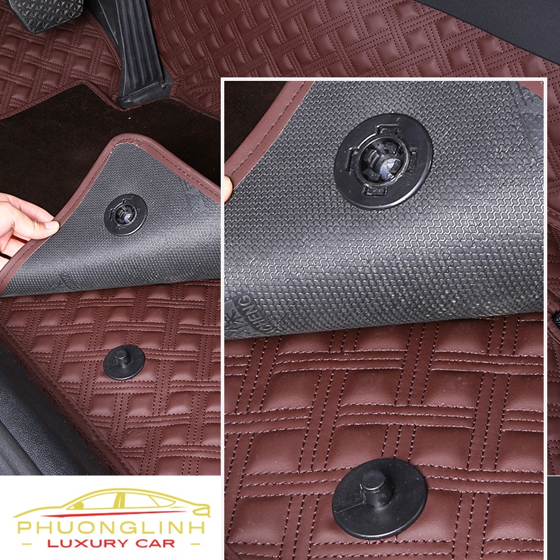 (Tặng tinh dầu) Thảm lót sàn ô tô 6d Hyundai Creta, da Pu cao cấp loại 1, chỉ dập chống nước hoàn toàn | BigBuy360 - bigbuy360.vn
