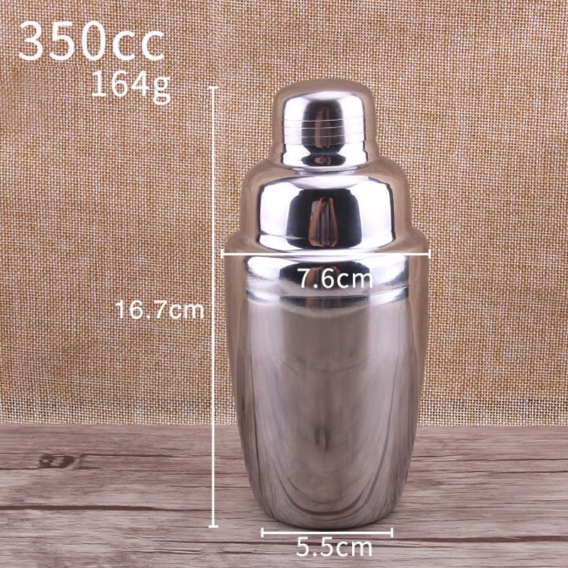 Bình lắc shaker pha chế, Bình lắc Cocktail bằng Inox 350ml