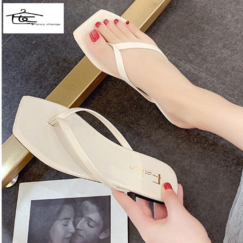 Dép Xỏ Ngón Đế Bằng Thời Trang Đi Biển Mùa Hè Cho Nữ