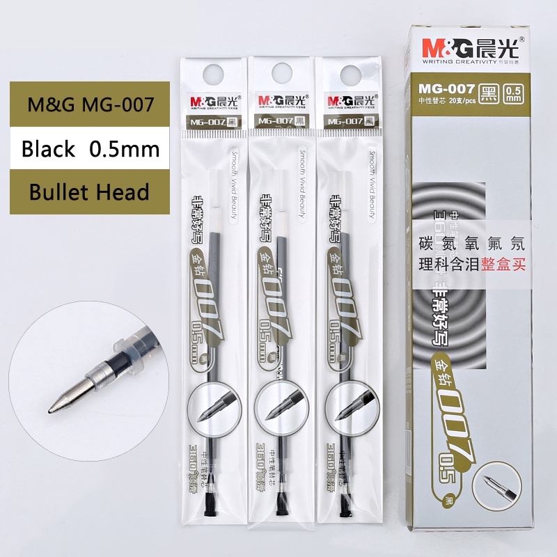 Set 10 Ruột Bút Bi Thay Thế 0.5mm