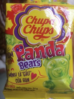 Kẹo dẻo Chupa Chups 3 vị: 15 gói (Trái cây, Dâu Đường, Cola)