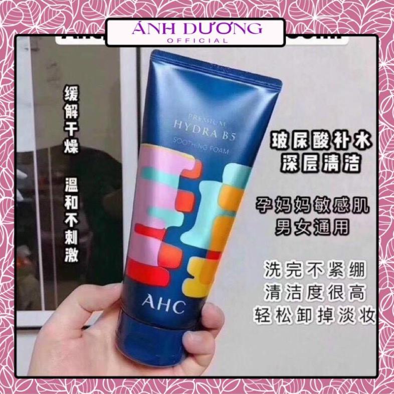 Sữa rửa mặt tạo bọt AHC Premium Hydra B5 180ml, sữa rửa mặt kiềm dầu chuẩn Hàn Quốc - anhduong.official.vn