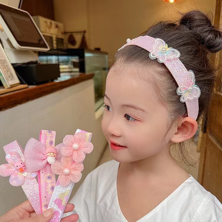 Kẹp Tóc Hình Bướm / Hoa Thời Trang Hàn Quốc Dễ Thương Cho Bé Gái