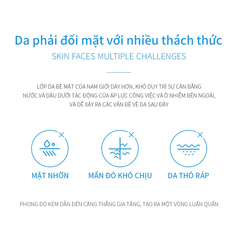 Bộ mỹ phẩm WIS 3 trong 1 chăm sóc da cho phái mạnh