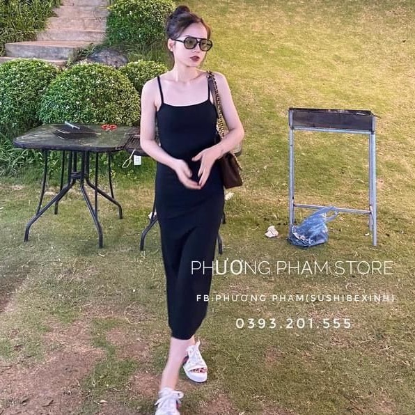 Váy đầm maxi 2 dây dáng dài hàng đẹp