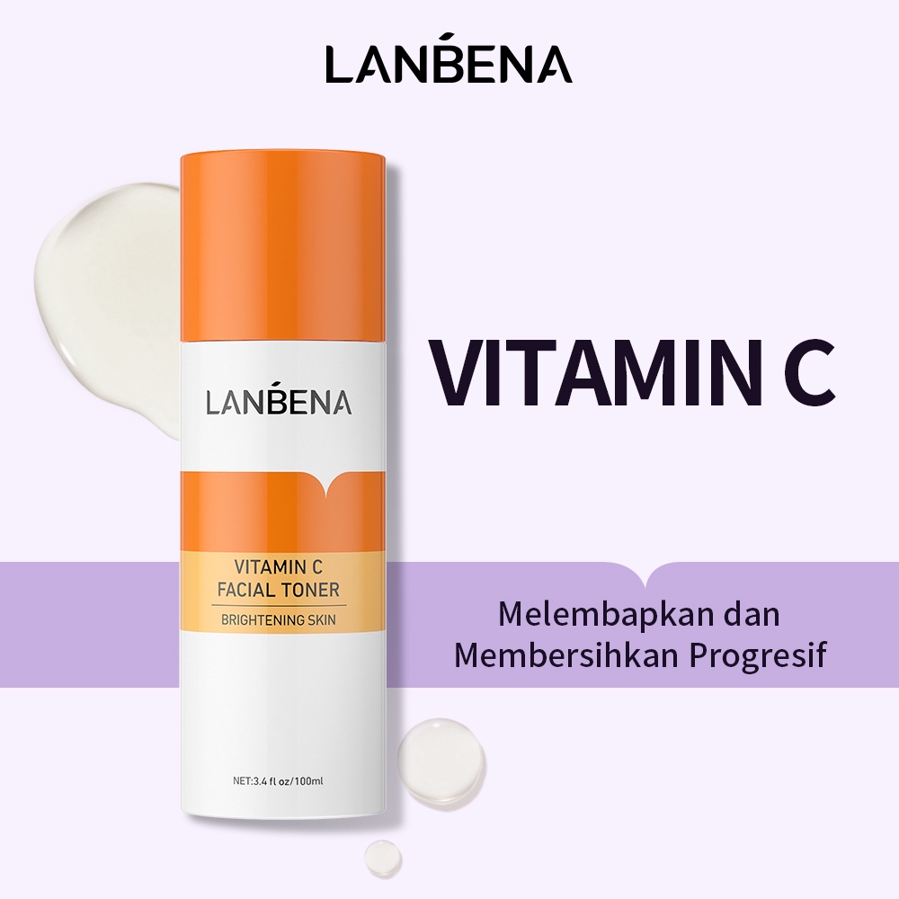 Toner LANBENA Vitamin C Làm Trắng Da Mặt 100 ml