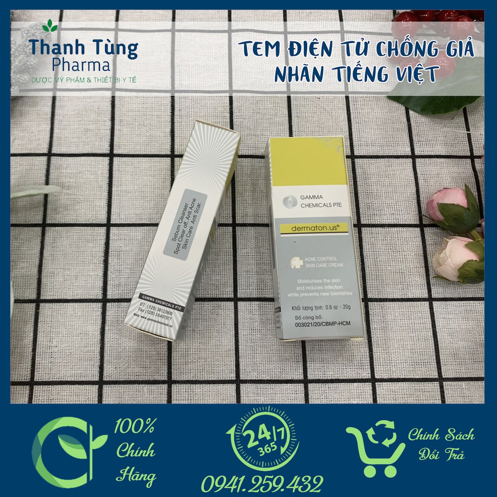 Dermaton US ✅[CHÍNH HÃNG] Kem ngăn ngừa mụn thâm  - Ngừa sẹo, giảm thâm mụn Tuýp 20gr Hàng Công ty Gamma | BigBuy360 - bigbuy360.vn