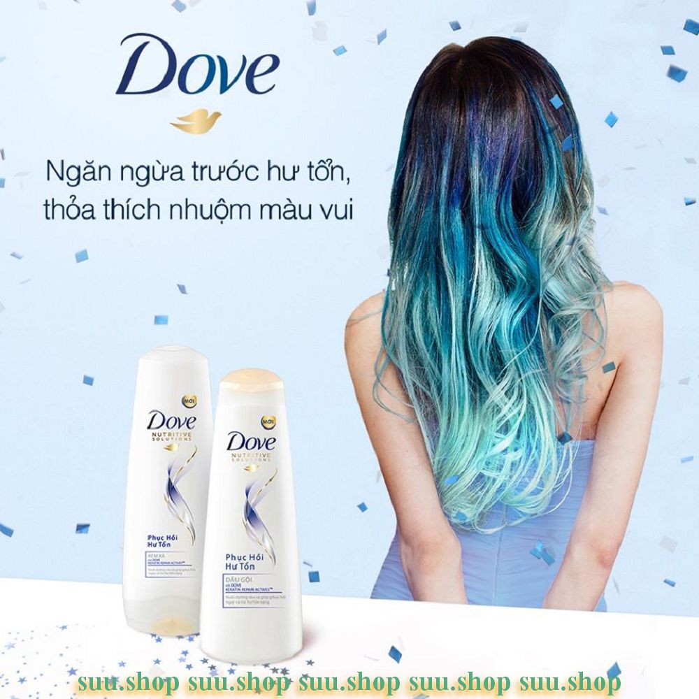 Kem Xả Dove 335g Phục Hồi Hư Tổn, suu.shop cam kết 100% chính hãng